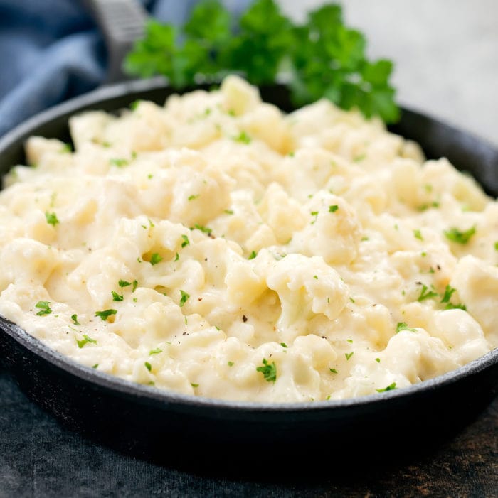 photo of a bowl of Creamed Cauliflower
