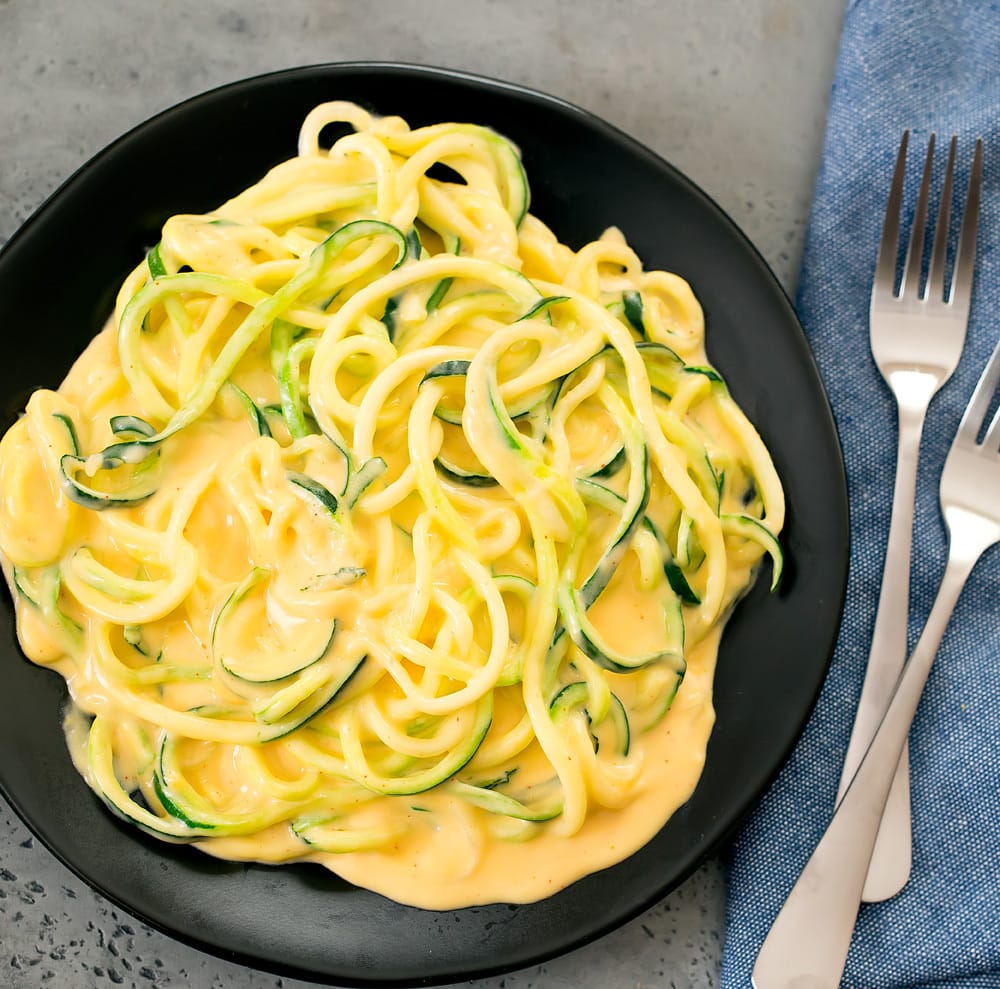 Zucchini Noodles Mac & Cheese Kirbie's Cravings