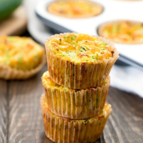 Cheesy Zucchini Muffins (Low Carb, Keto) - Kirbie's Cravings