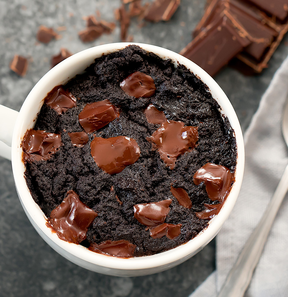 Fudgy Mug Brownie - Kirbie's Cravings