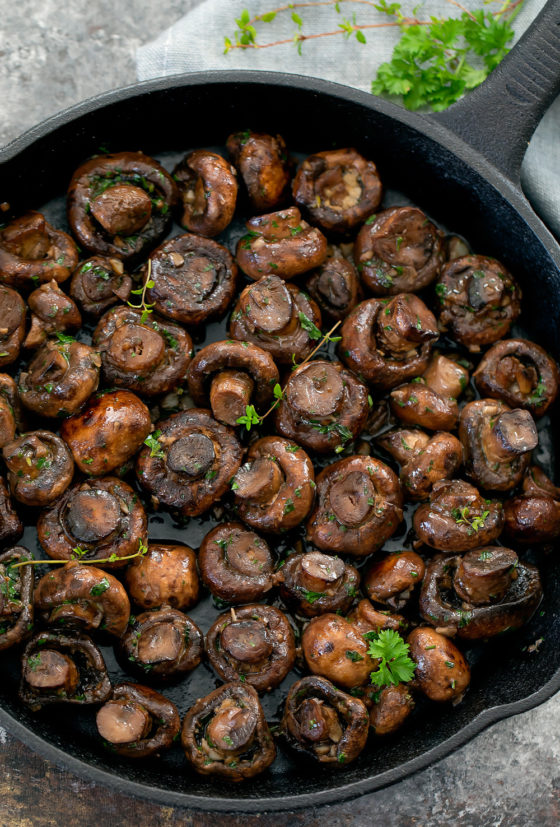Garlic Mushrooms Kirbie's Cravings