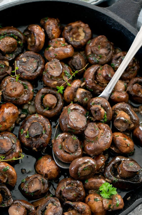 Garlic Mushrooms - Kirbie's Cravings