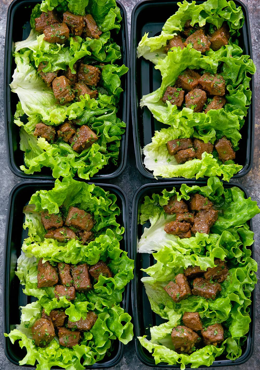 Honey Garlic Butter Steak Lettuce Wraps Meal Prep Kirbie's Cravings