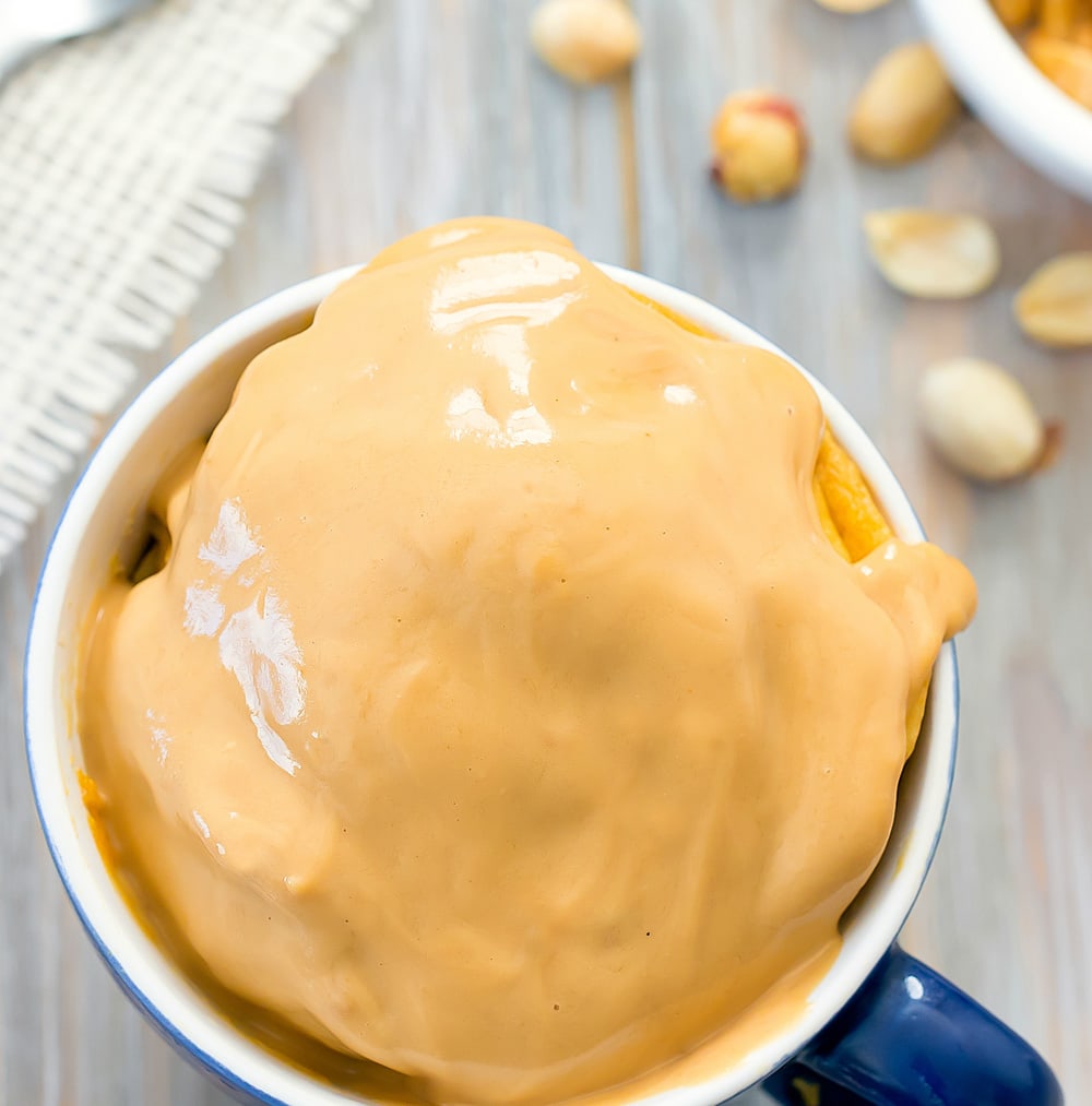 3 Ingredient Keto Peanut Butter Mug Cake Kirbie's Cravings