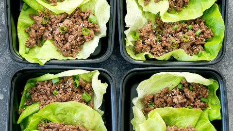 Taco Lettuce Wraps (Easy Meal Prep Recipe) - Kirbie's Cravings