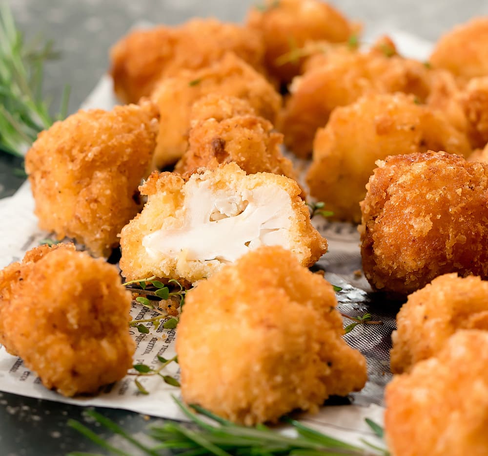 Crispy Low Carb Keto Cauliflower Bites Kirbie's Cravings
