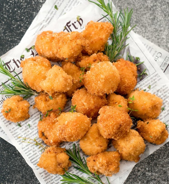Crispy Low Carb Keto Cauliflower Bites Kirbie's Cravings