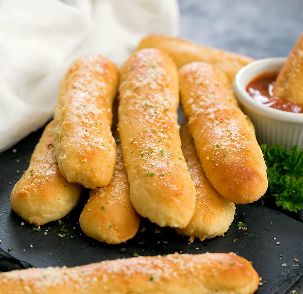 Low Carb Keto Garlic Breadsticks Kirbie's Cravings