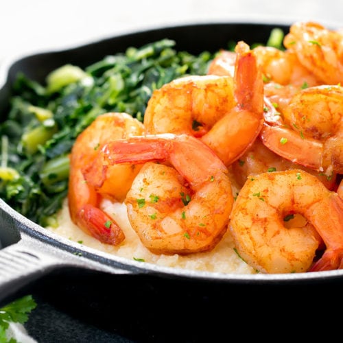 Shrimp and Cauliflower Grits Kirbie's Cravings