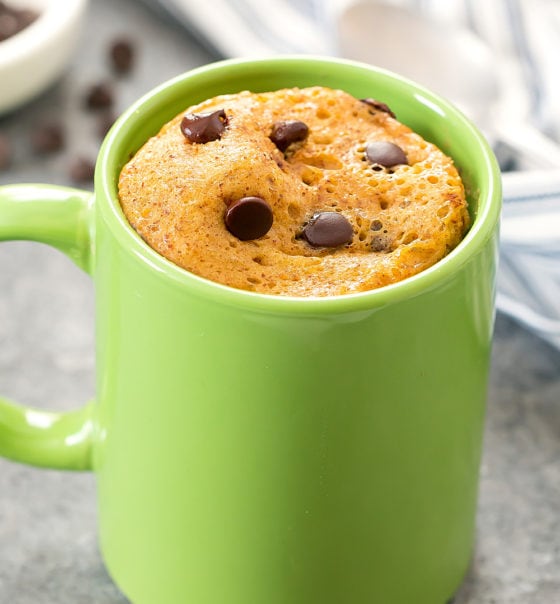 3 Ingredient Keto Almond Butter Mug Cake