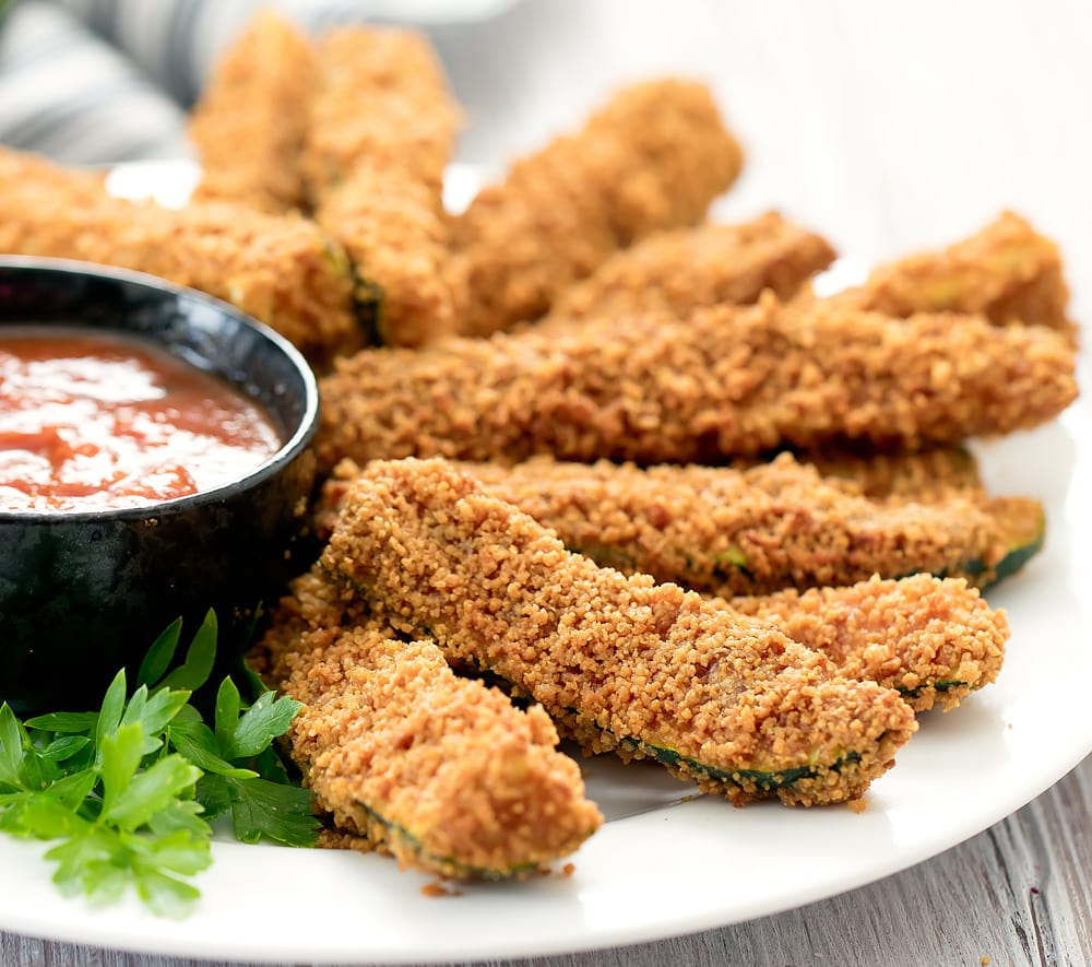 Low Carb Keto Zucchini Fries Kirbie's Cravings