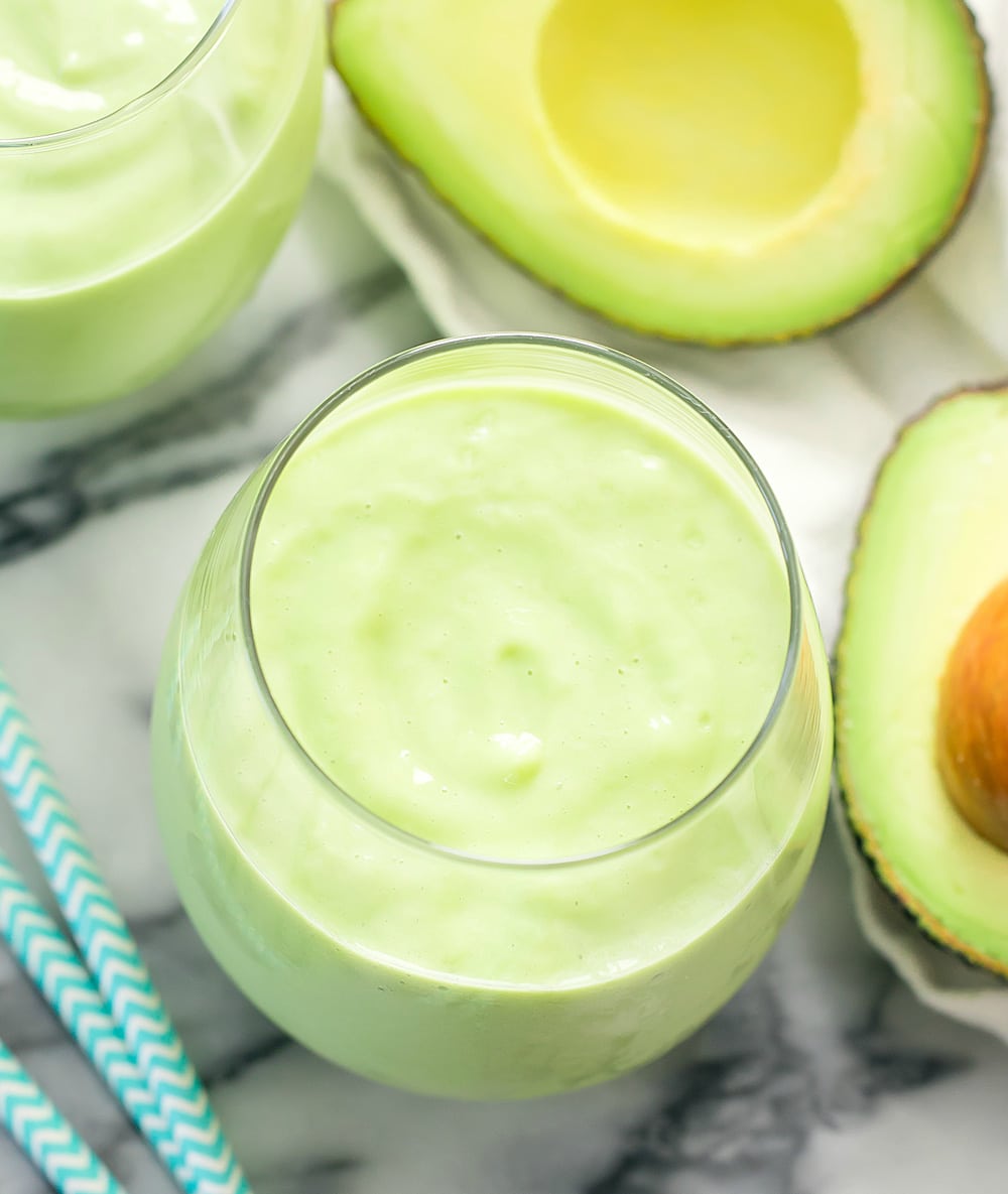 Sweet Avocado Smoothie (4 Ingredients) Kirbie's Cravings