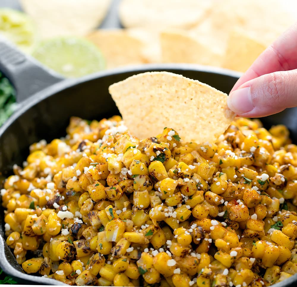 Mexican Corn Salad Dip - Kirbie's Cravings