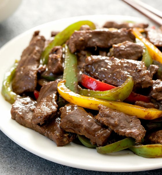 Chinese Pepper Steak (Ready in 30 Minutes) Kirbie's Cravings
