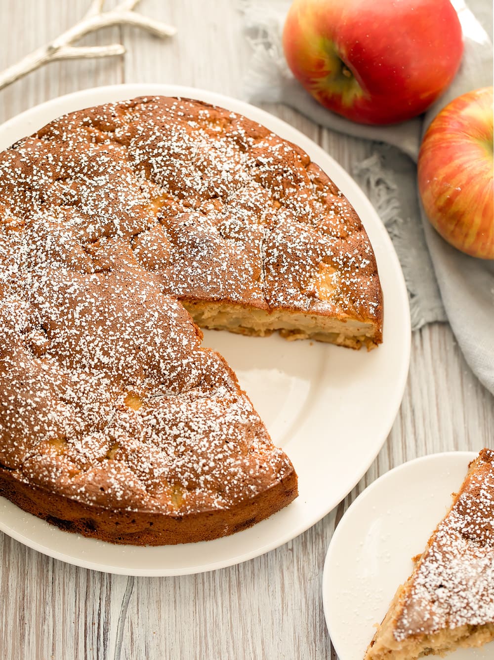 Easy Apple Cake with Just 4 Ingredients! - Kirbie's Cravings