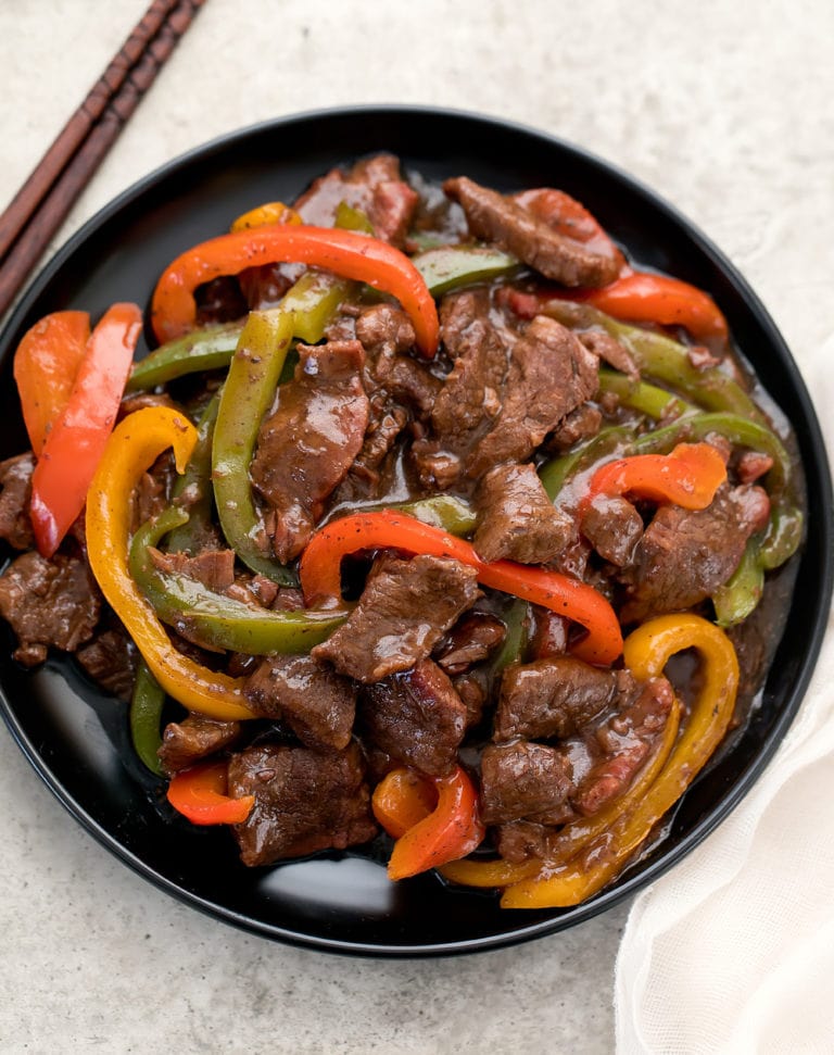 Instant Pot Pepper Steak - Kirbie's Cravings