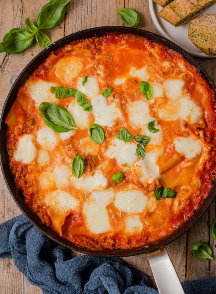 One Skillet Lasagna - Kirbie's Cravings