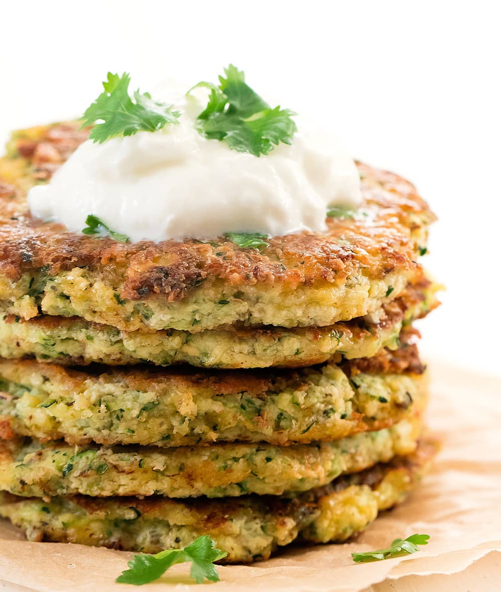 Zucchini Fritters (Keto, Low Carb) Kirbie's Cravings