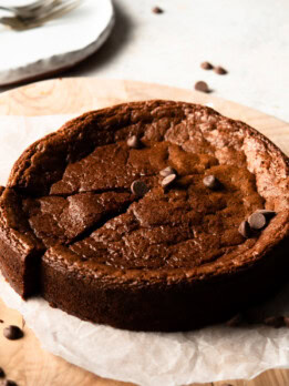photo of a chocolate cake