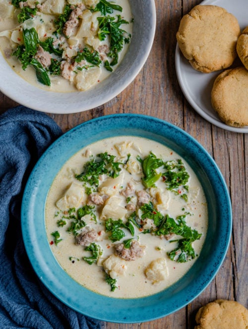 Low Carb Zuppa Toscana - Kirbie's Cravings