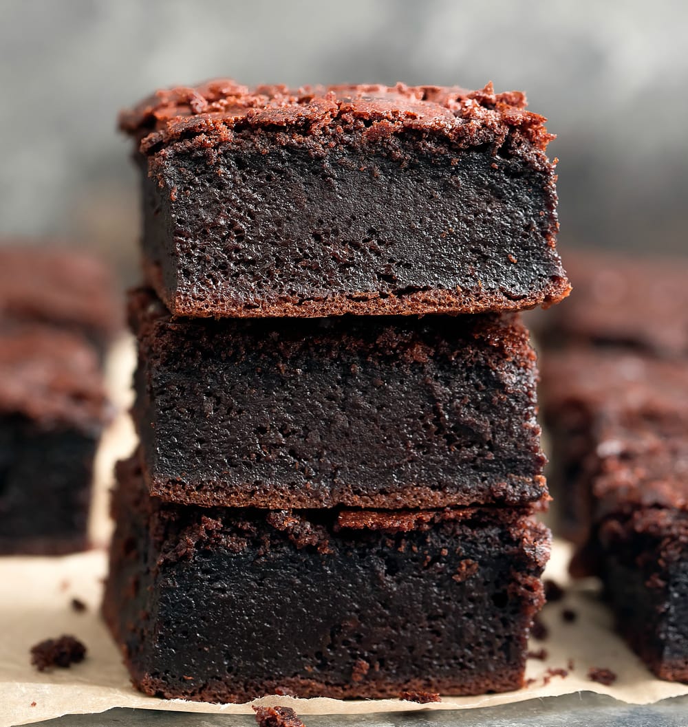 Homemade Chocolate Brownie Cake - Modern Farmhouse Eats