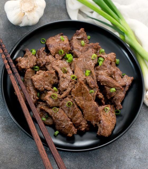 Garlic Beef - Kirbie's Cravings