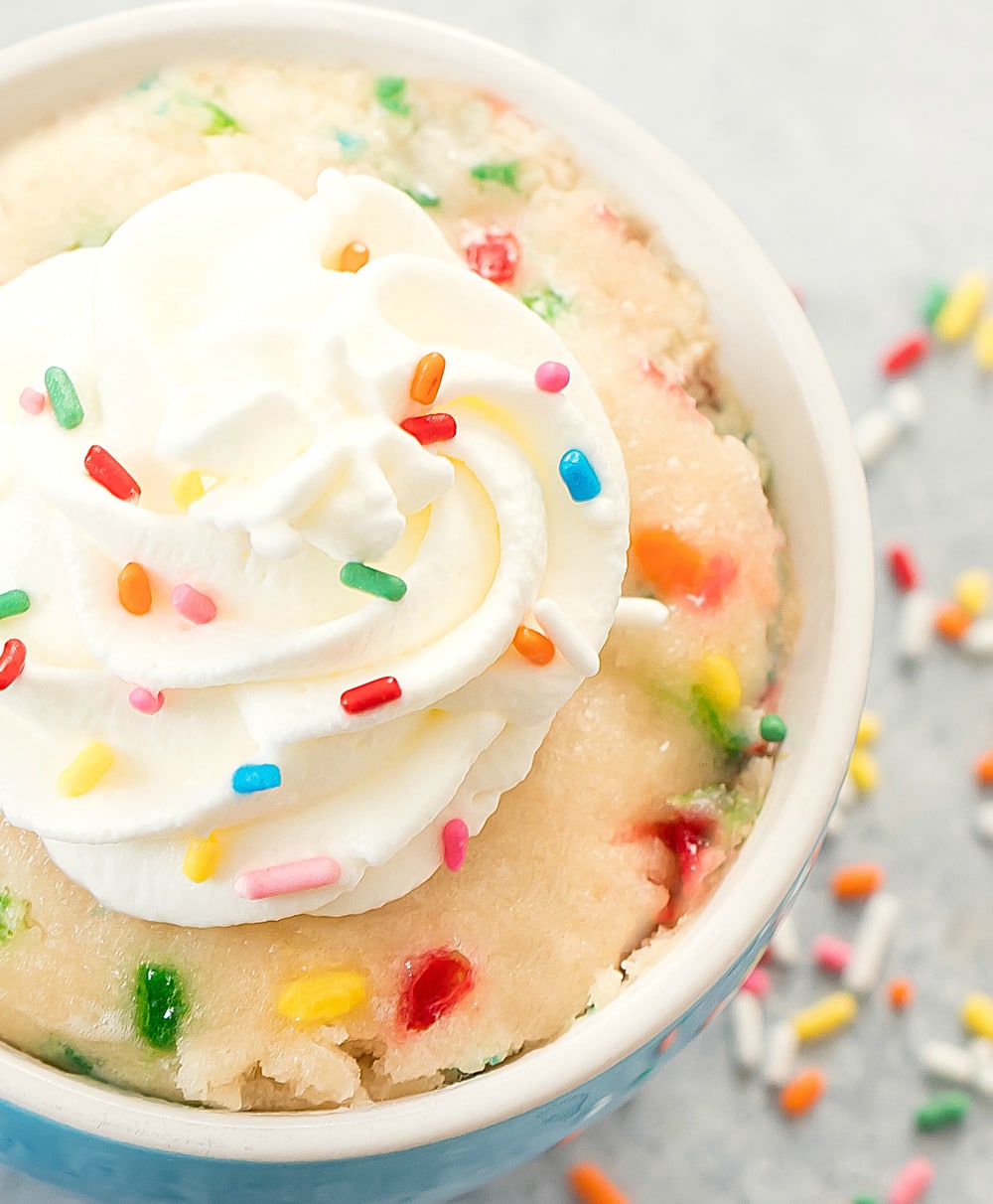 2 Ingredient Birthday Mug Cake Kirbie's Cravings