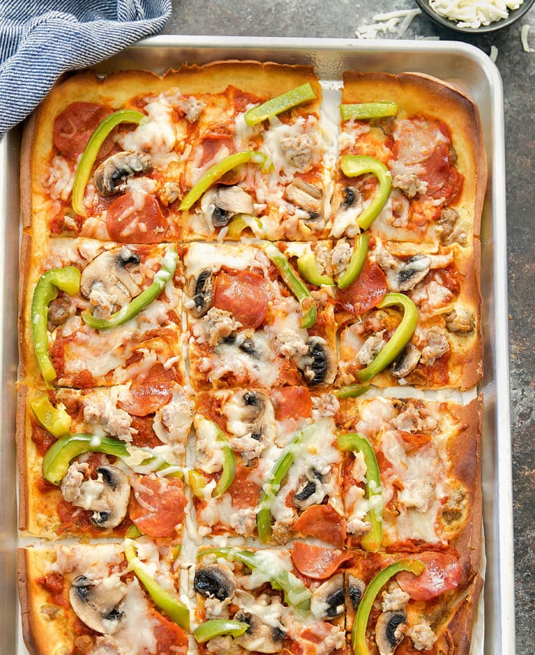 No Yeast Pizza Dough (No kneading or rolling) Kirbie's Cravings