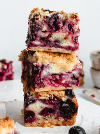 photo of a stack of pie bars