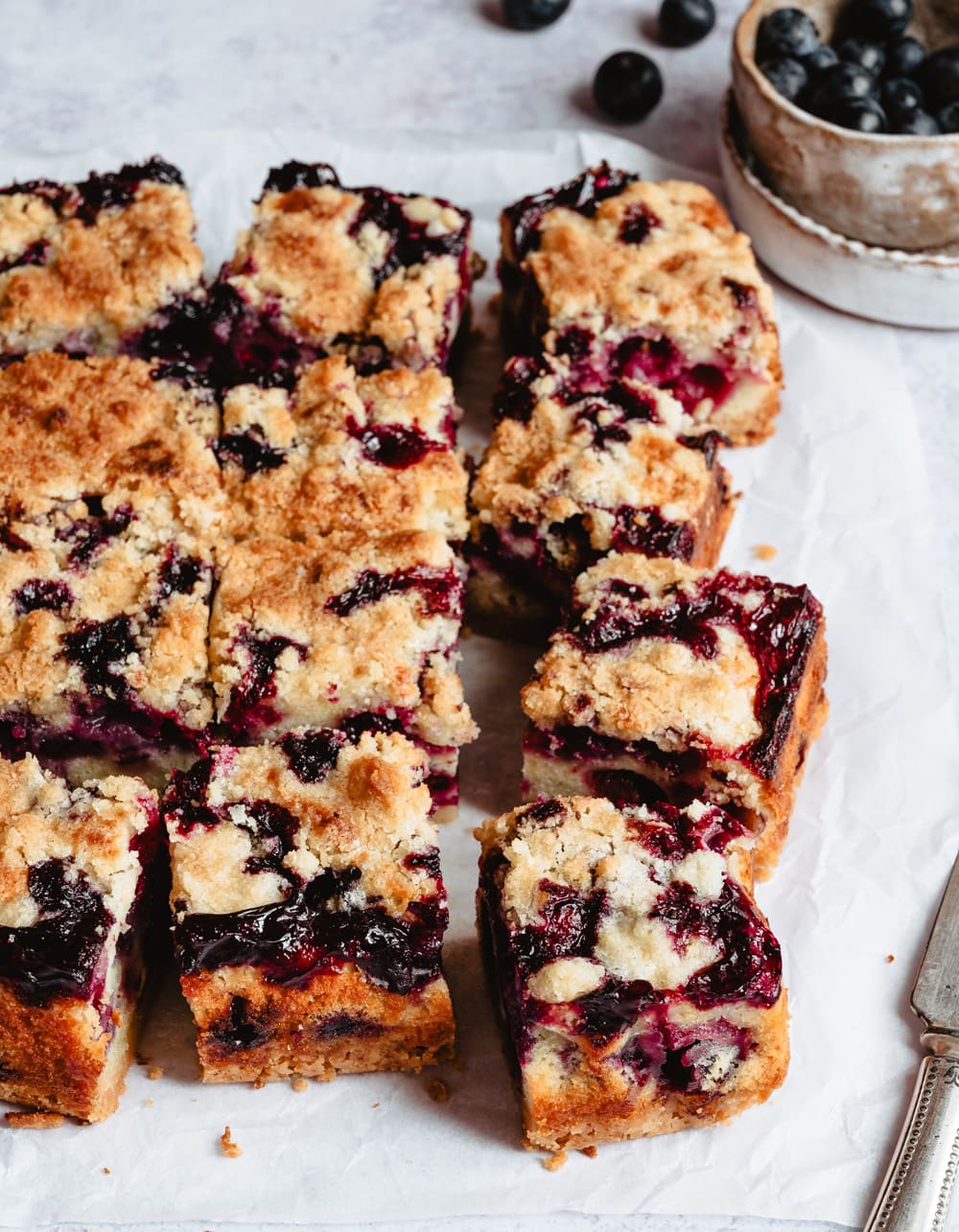 Blueberry Pie Bars - Kirbie's Cravings