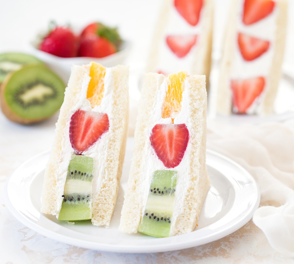 Japanese Fruit Sandwiches Kirbie's Cravings