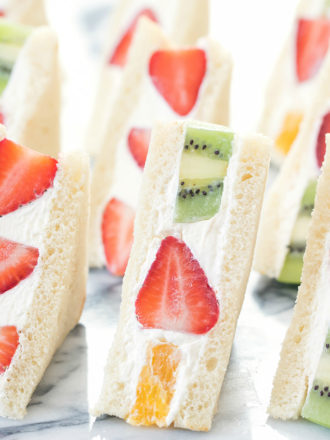 fruit sandwiches