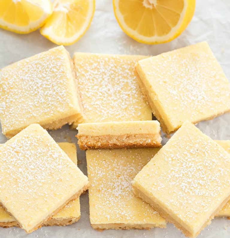 Keto Lemon Bars Kirbie's Cravings
