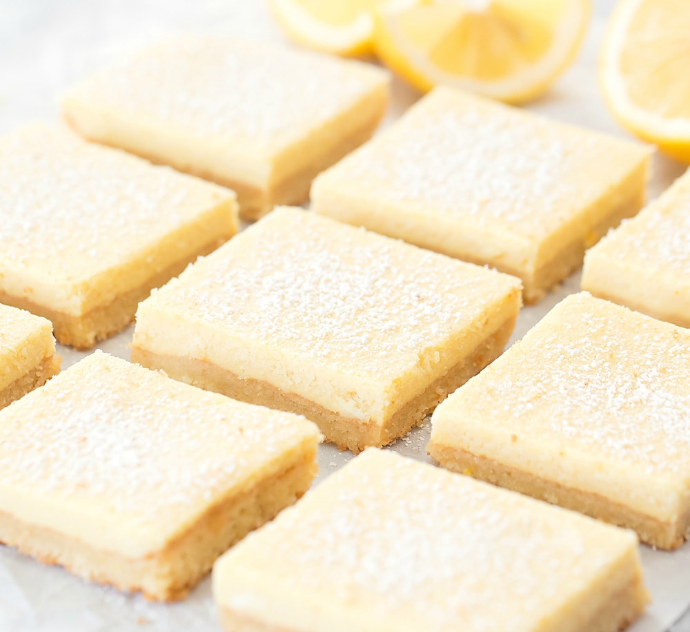 Keto Lemon Bars Kirbie's Cravings