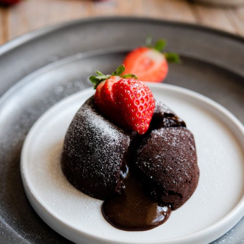 Instant Pot Chocolate Lava Cake For Two - Crunchy Creamy Sweet