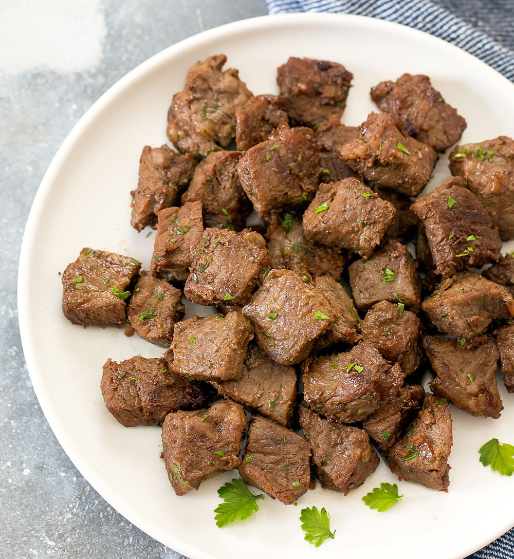 Garlic Butter Steak Bites Kirbie's Cravings