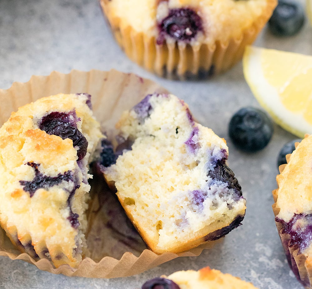 Keto Blueberry Lemon Muffins Kirbie's Cravings