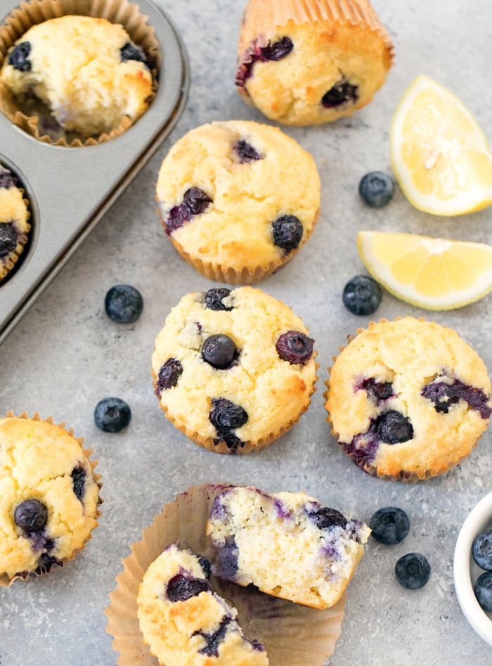 Keto blueberry muffins coconut flour