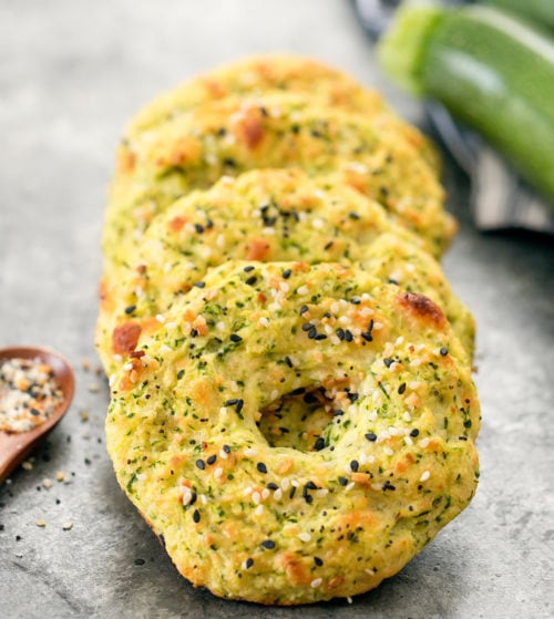 Zucchini Bagels (Low Carb, Keto) Kirbie's Cravings