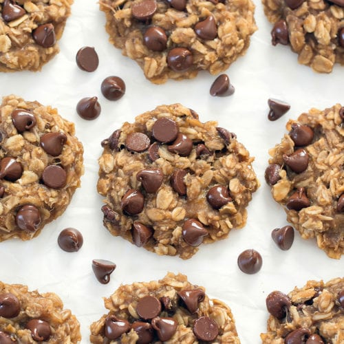 4 Ingredient Flourless Healthy Oatmeal Cookies (Eggless, No Sugar Added ...