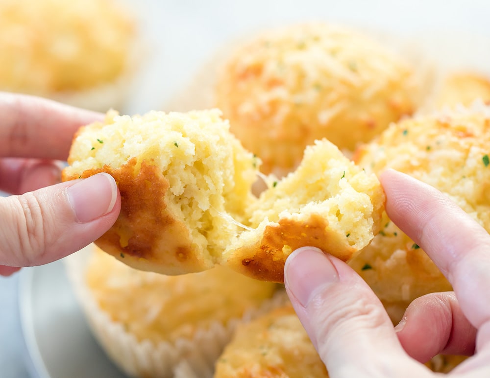 Keto Garlic Bread Muffins Kirbie's Cravings
