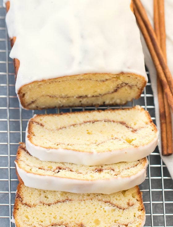 Keto Cinnamon Roll Cake - Kirbie's Cravings
