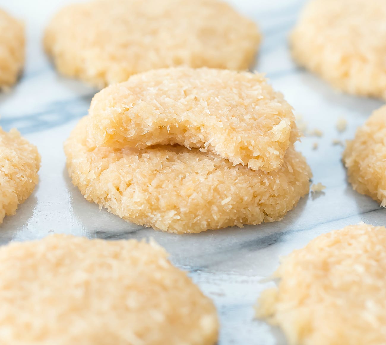 3 Ingredient Keto No Bake Coconut Cookies Kirbie's Cravings