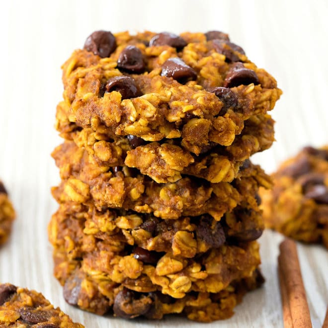 Pumpkin Oatmeal Cookies (No Flour, Eggs, or Butter) Kirbie's Cravings
