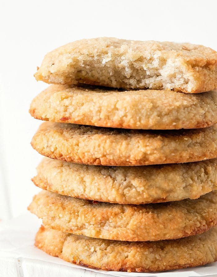 a stack of six cookies