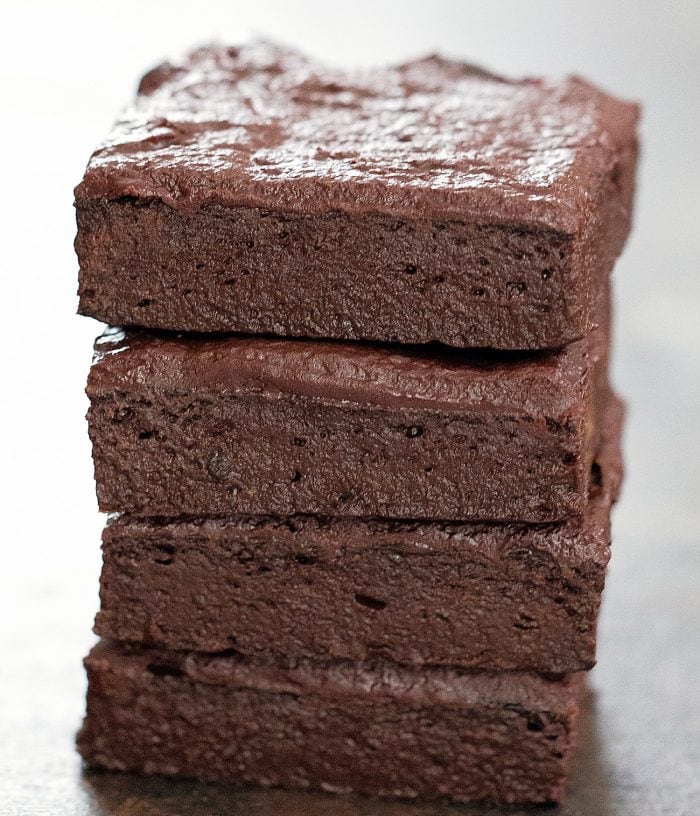  a stack of brownies