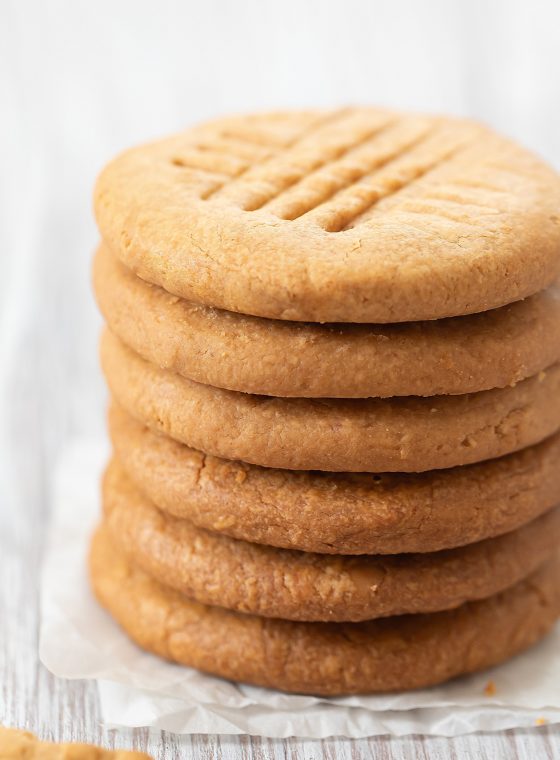 2 Ingredient Healthy Peanut Butter Cookies (No Flour, Butter, Refined ...