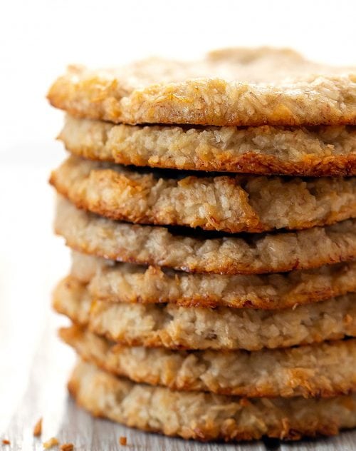 2 Ingredient Healthy Coconut Cookies (No Added Sugar, Flour, Butter, or