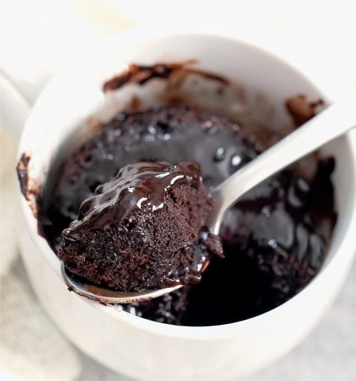 3 Ingredient Chocolate Mug Cake (No Flour, Butter, Oil or Refined Sugar ...