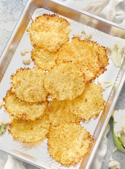 2 Ingredient Cauliflower Chips (Keto, Low Carb) Kirbie's Cravings